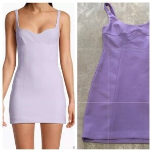 New! Bec + Bridge Zoey Purple Sleeveless bodycon Mini dress 3375
